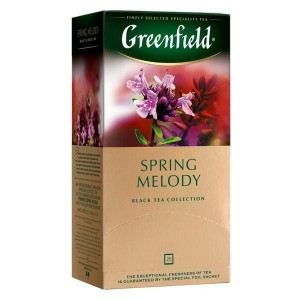 Чай в пакетиках Greenfield Spring Melody, черный, 25 шт