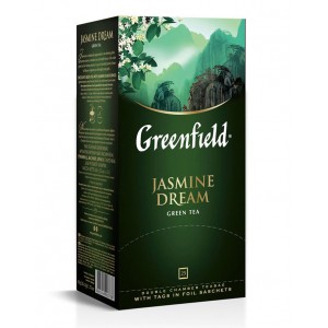 Чай в пакетиках Greenfield Jasmine Dream, зеленый, 25шт