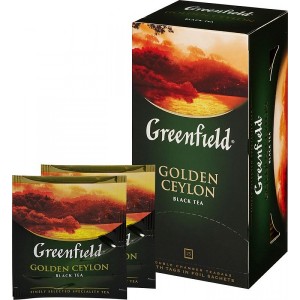 Чай черный Greenfield Golden Ceylon в пакетиках 